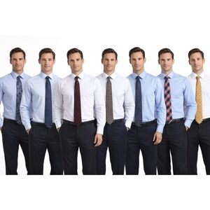 Lot of 7 Nautica 100% Silk Neckties Formal Business Ties